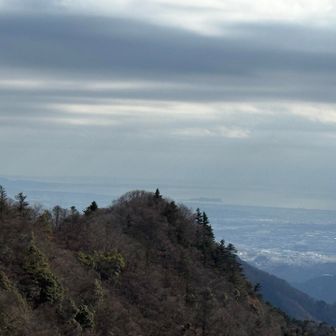 もしかして、江ノ島と三浦半島見える？