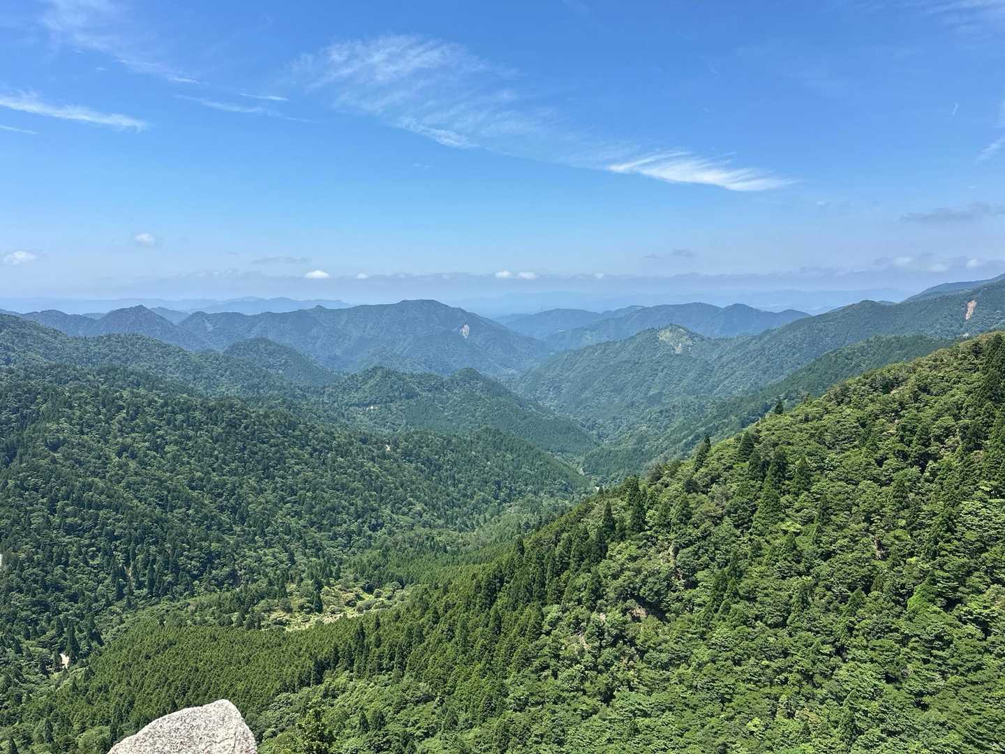 弥一ヶ岳-鎌ヶ岳-武平峠-御在所岳-一ノ谷新道登山口-中登 周回コースの写真
