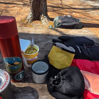 今日はカレーヌードル
