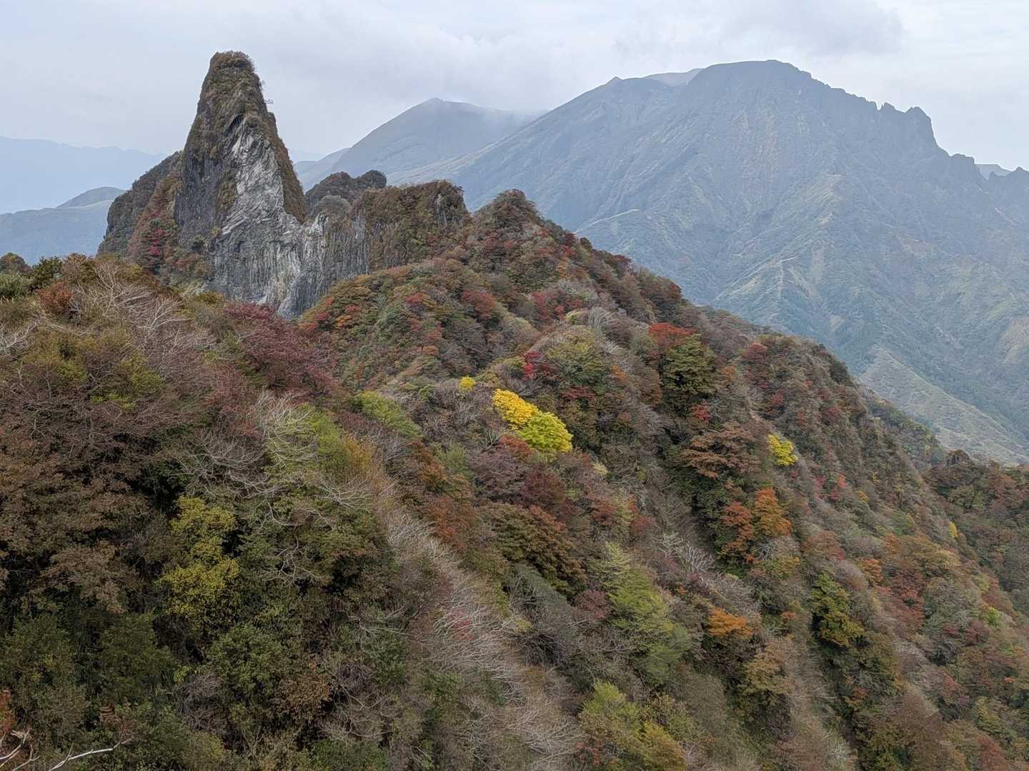 根子岳東峰 往復コースの写真