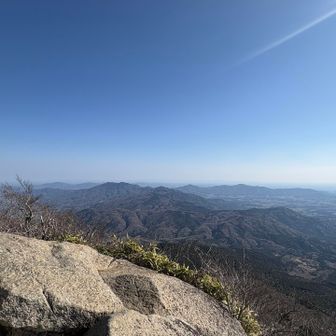 北側、筑波連山と笠間アルプス。