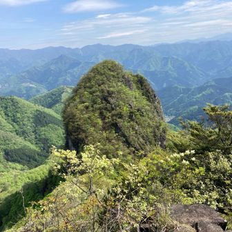 振り返って一ノ岳
どちらも存在感がすごい
