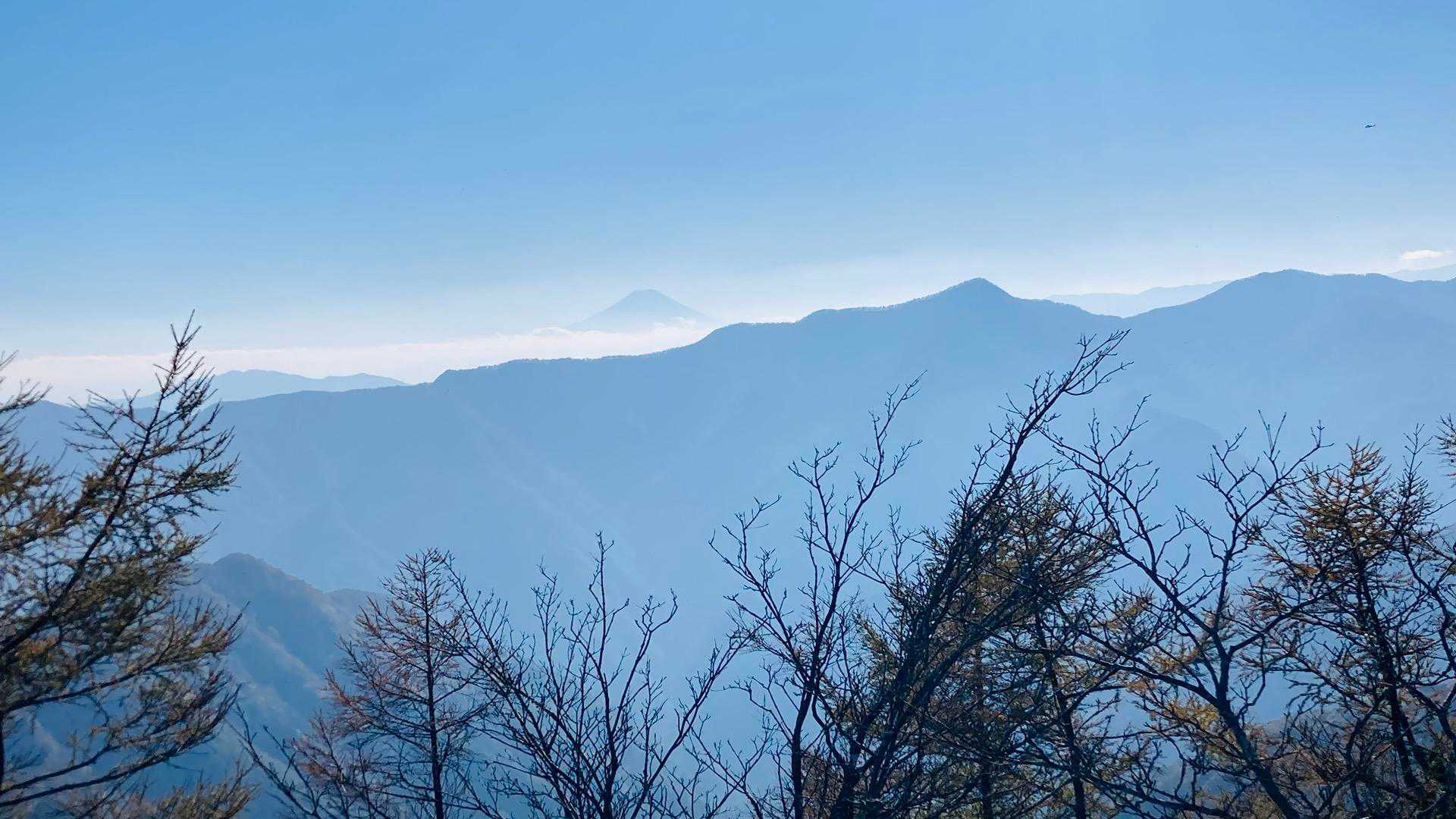まだ富士山見えました！