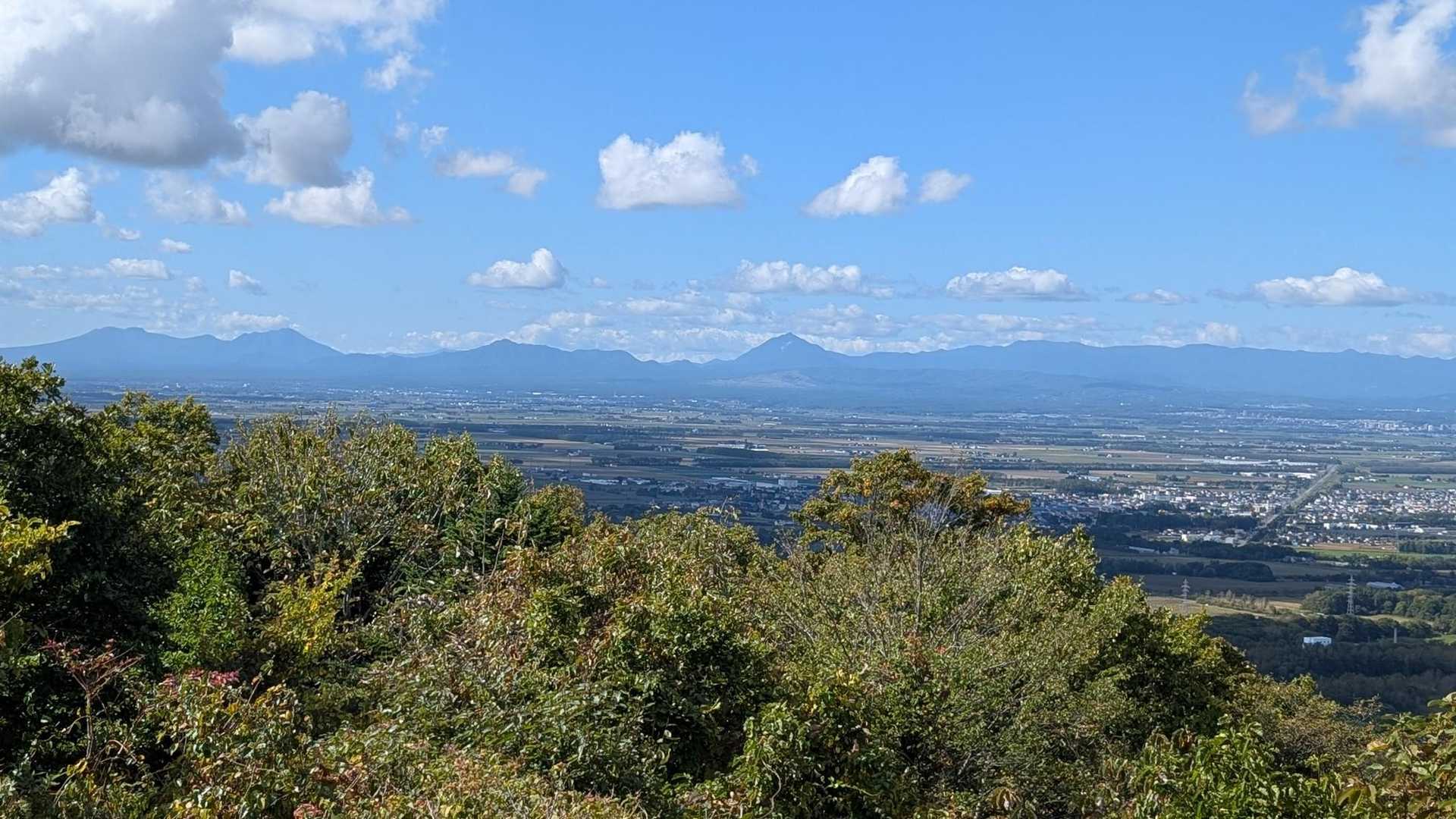 恵庭岳、風不死樽前が並ぶ