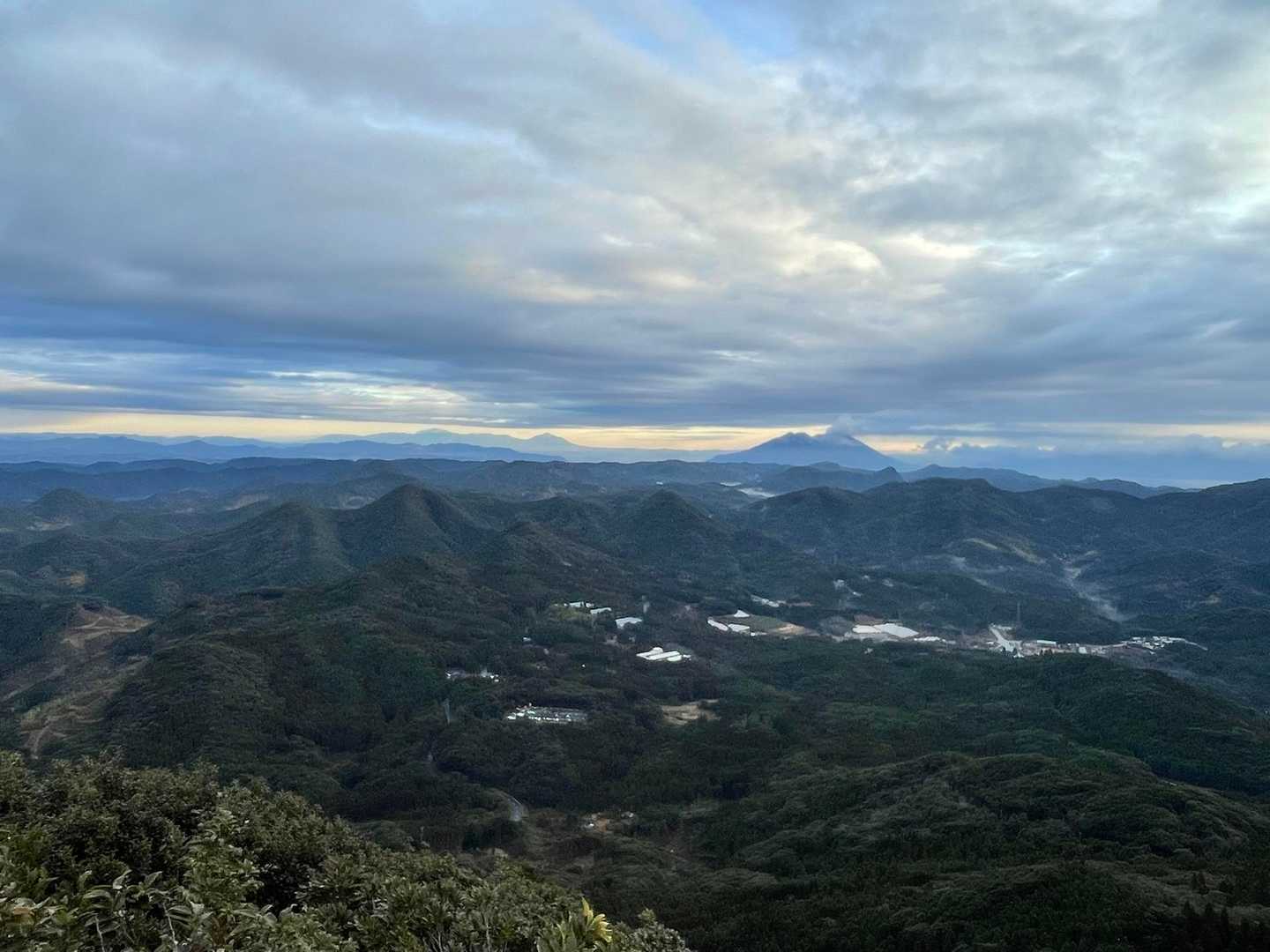北岳山頂からの景色