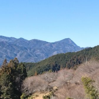 武甲山が綺麗なに見えてました