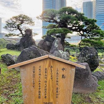 広い池の真ん中にある中島
蓬莱山…
蓬莱から来た中島陽子を思い出した私は、「十二国記」の大ファンです。
8年ぶりの新刊を昨日ゲットしたばかり