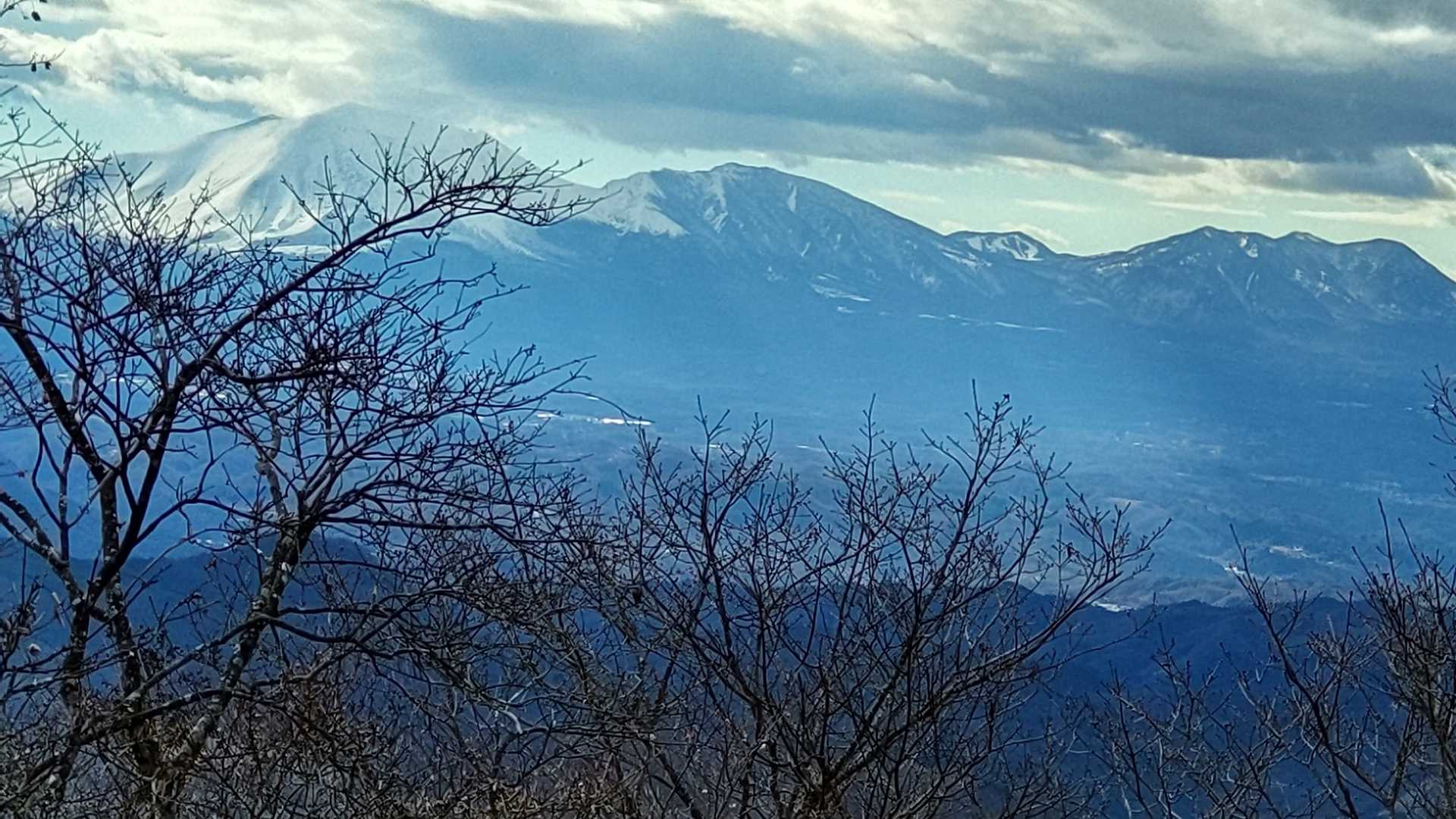 浅間山、外輪山、高峰山、篭ノ登山