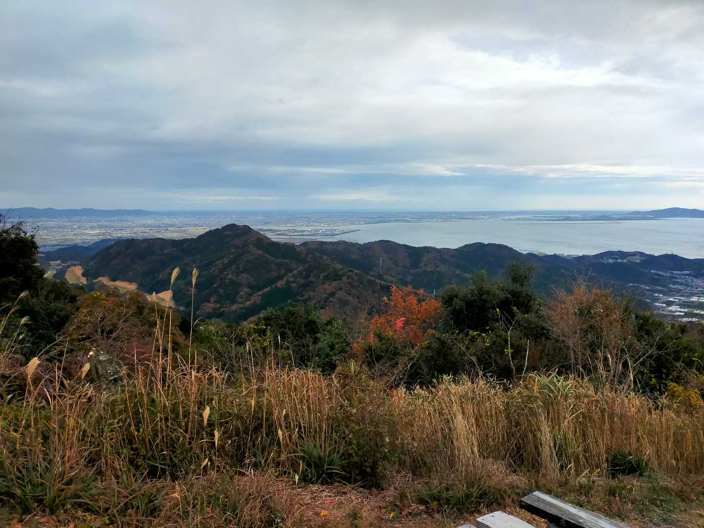 五井山山頂からの景色（南東方面）