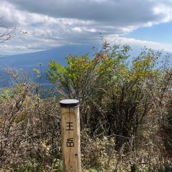 王岳山頂
富士山はお隠れに
ここで富士山見たことないな