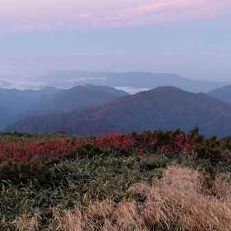 最終日。北股岳から