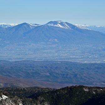 浅間山も雪ないな