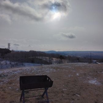 コンロあり初日の出イベント?
海が光ってる