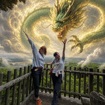 そして⤴️出てこい‼️シェンロン🐉✨✨✨
魔術師まーくんのご指導の元、呼び出せました😁