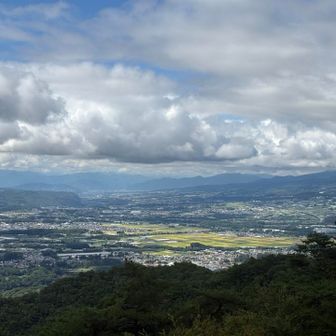 目の前の景色