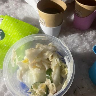 そして甘いものを食べた後には
ケアちゃんからの糠漬けーー！
最高😆