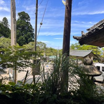 奥の院、車が数台入ってた
