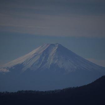 富士山のアップ