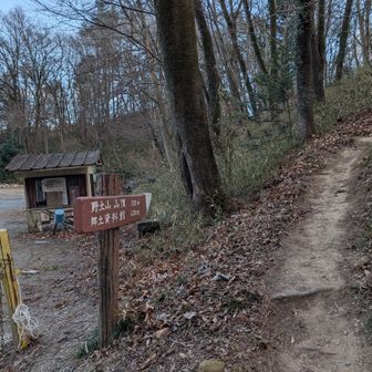 野土山への取り付き