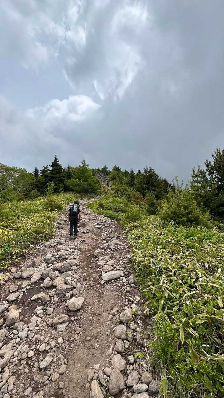 四阿山（小四阿・中四阿経由）、菅平牧場から の写真 4