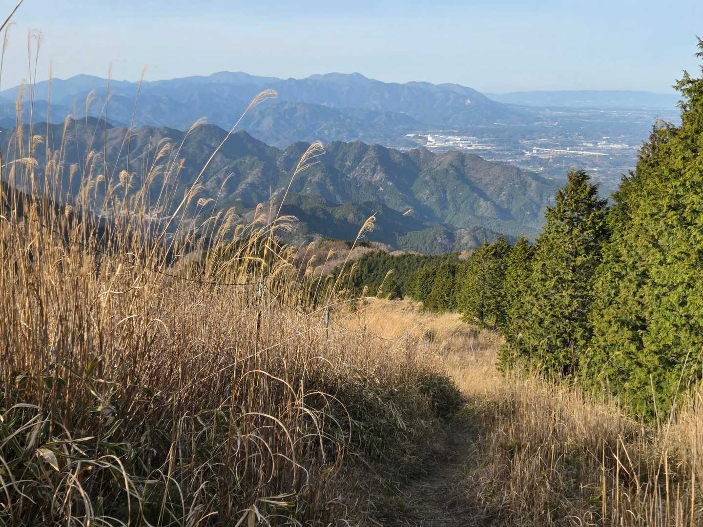 下山はゆっくり目に