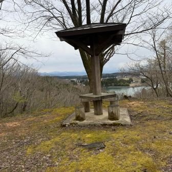 山頂標識はなかった