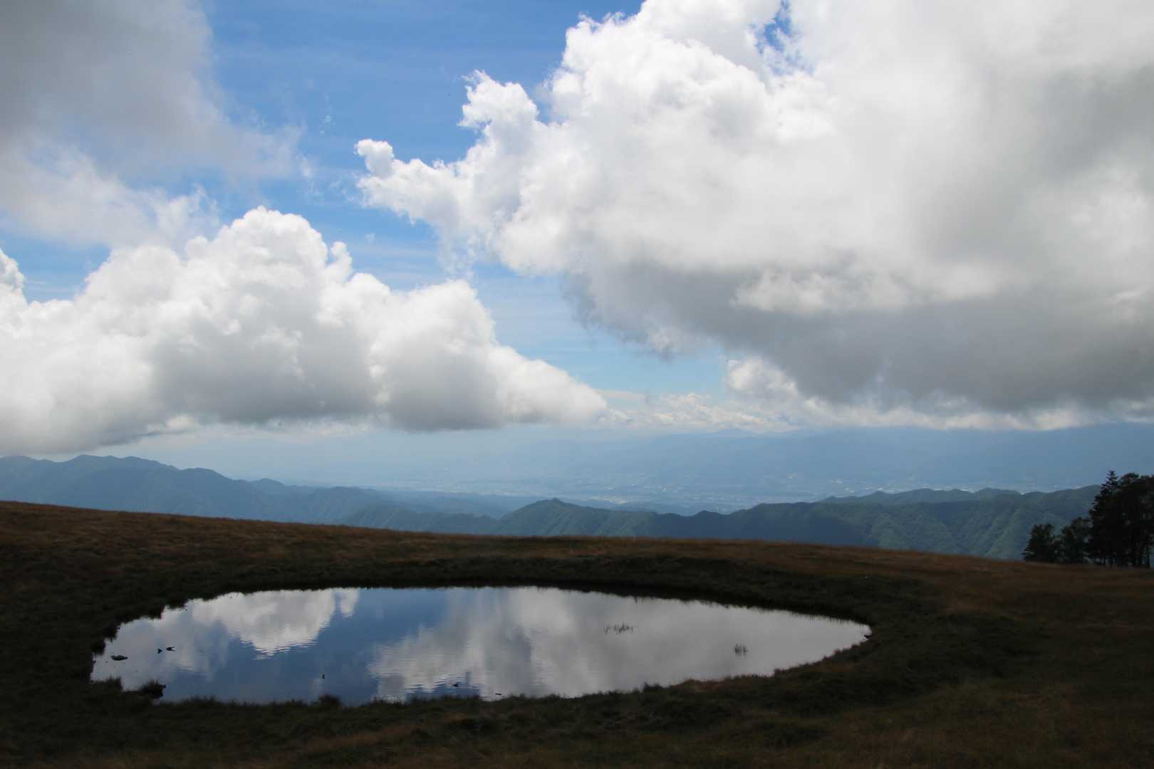 天空の池
朝よりは展望よし