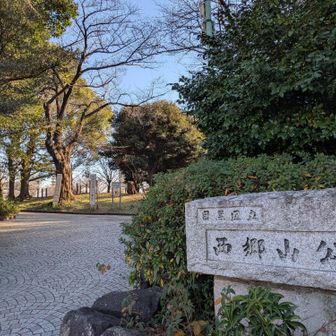 西郷山公園内に西郷山があるみたい😁