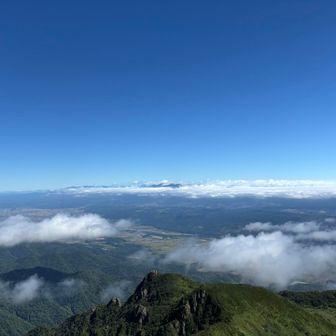 十勝岳連峰、大雪山方面