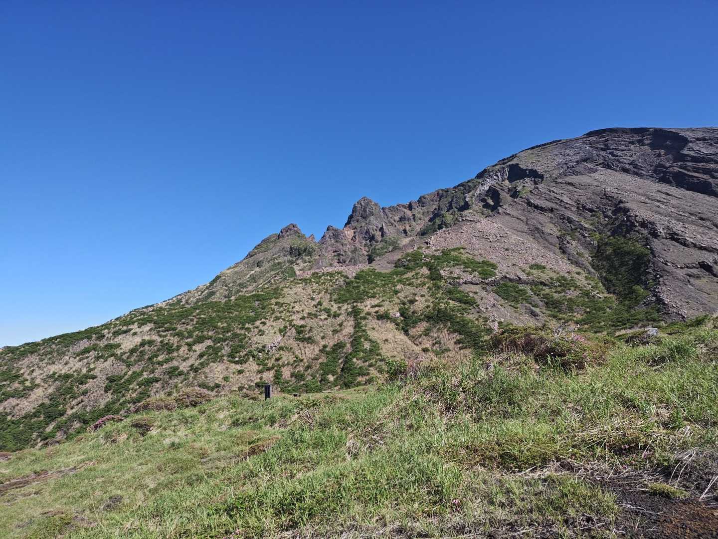 仙酔峡登山口-中岳-高岳 往復コースの写真