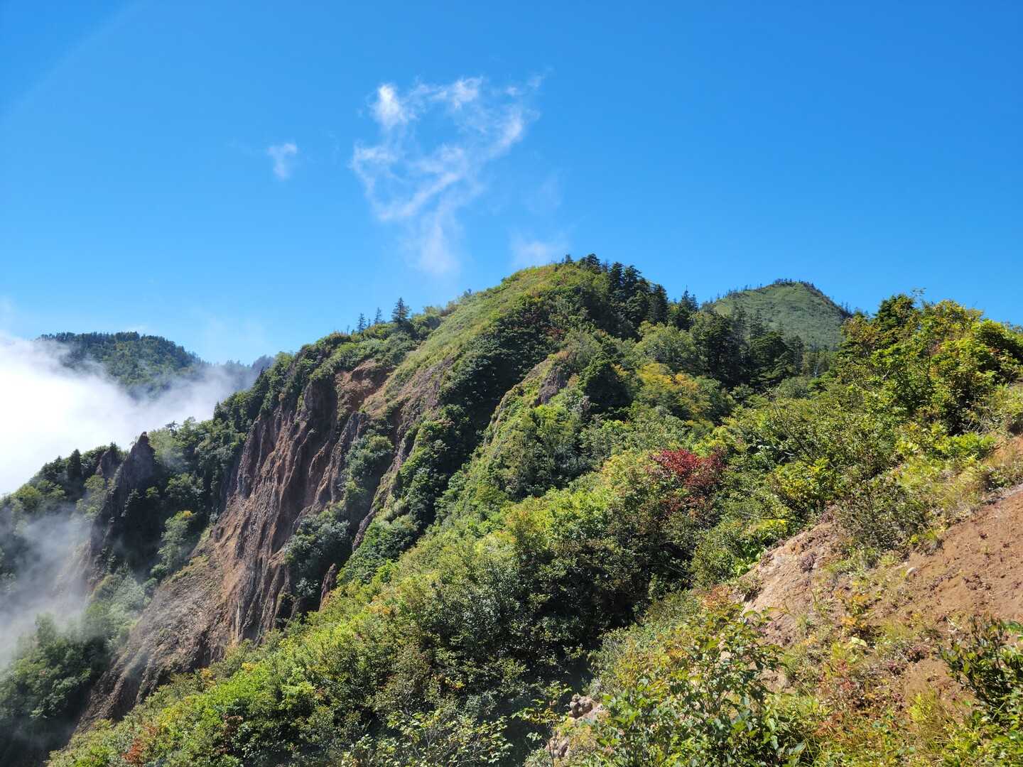 鳥甲山の写真