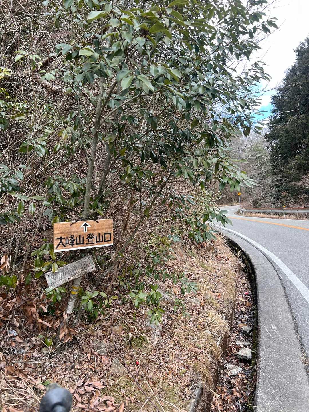 ここにいきなり岩があって、急です！
下りの方が怖い😨