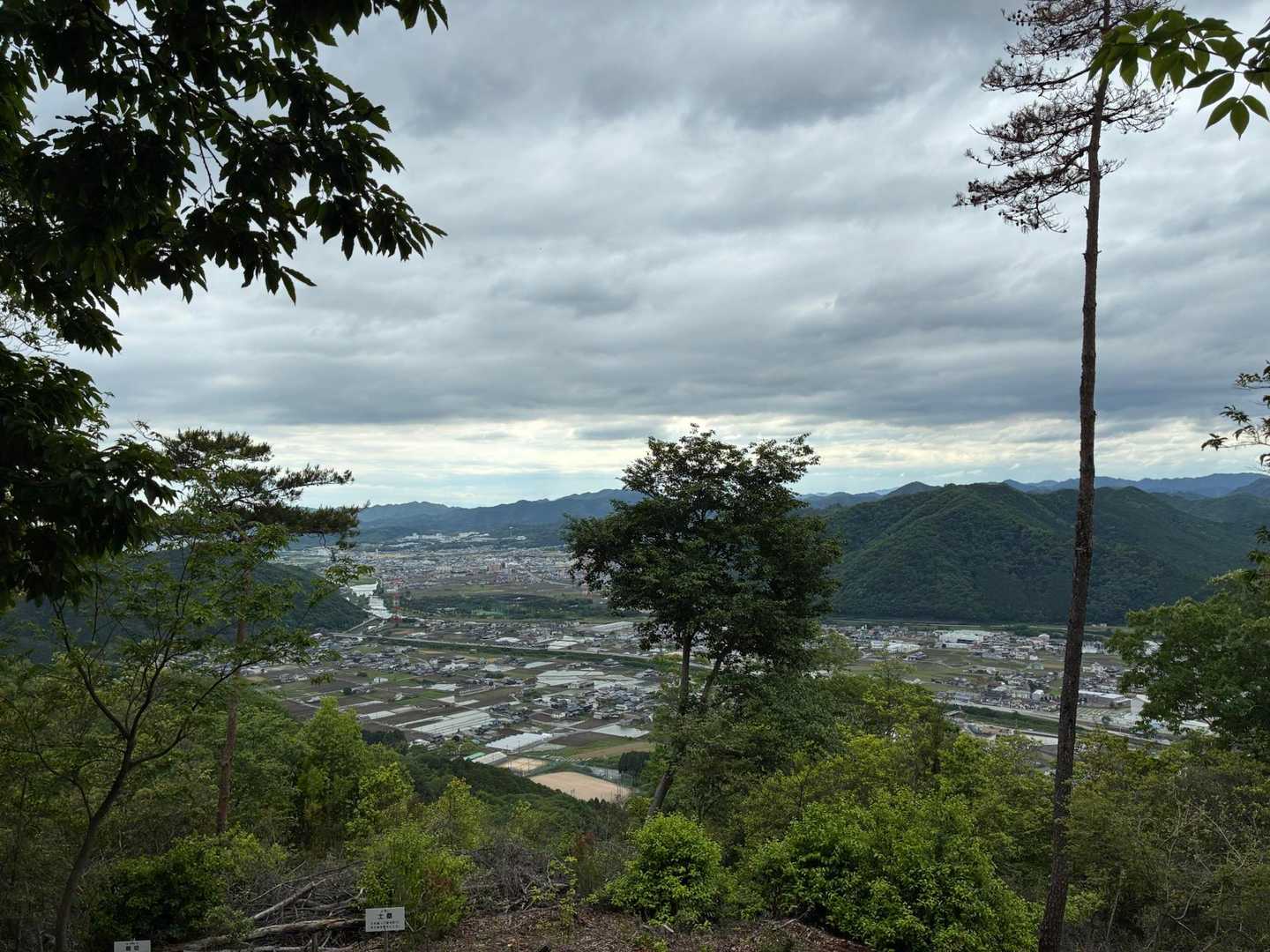 曇天だが眺望は良い👍
