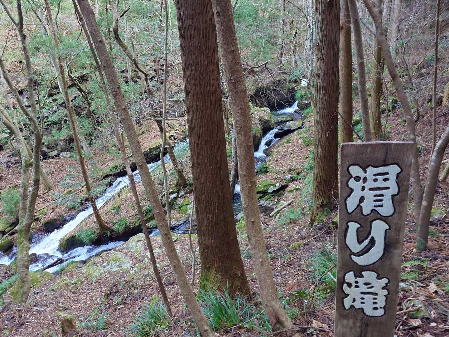 滑り滝
滑りそう〰⚠️縁起悪そう⤵️