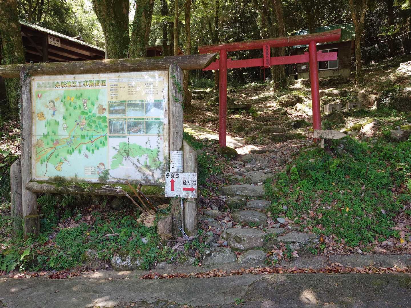 キャンプ場の中を通ります👆