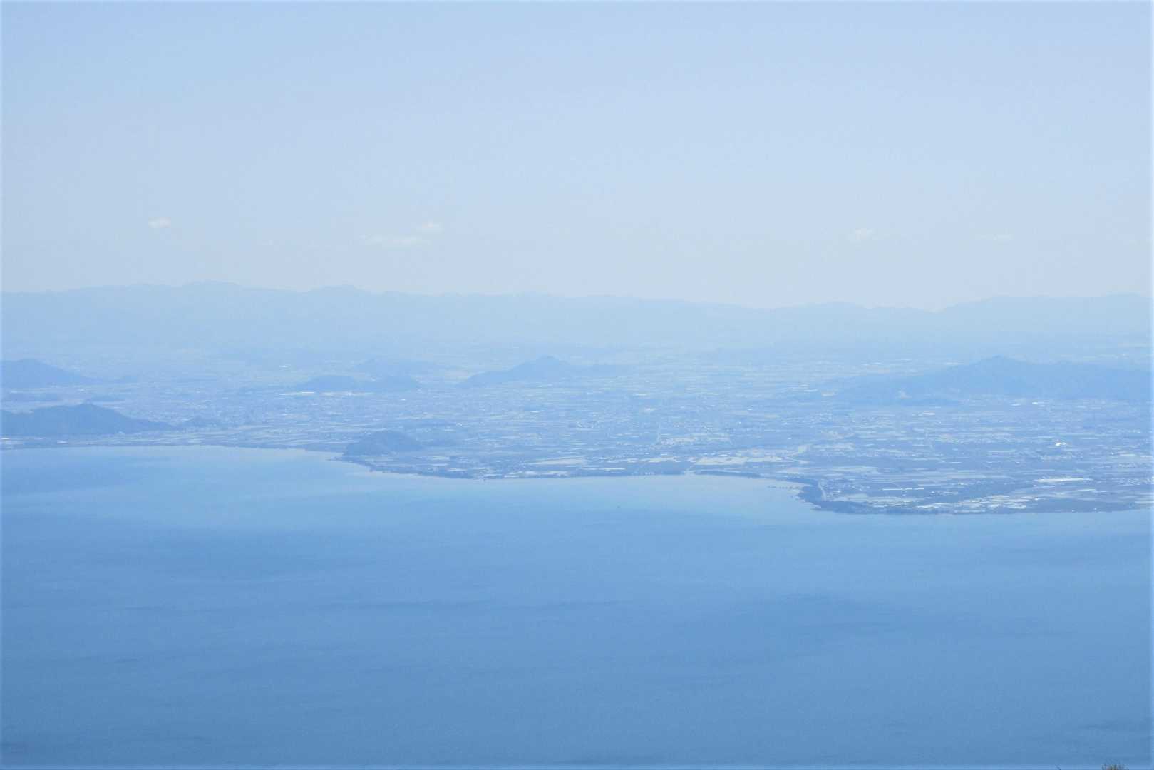 蓬莱山頂よりの眺望
