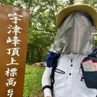 怪しい人でも養蜂家でもありません
五月蝿いメマトイをシャットアウト
うなじの日除けを顔面にしてみました
視界はちょっと悪くなりますが，効果は抜群です