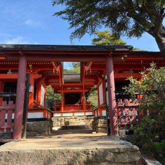 自分はちょっと遠回りして御山神社へ
厳島神社の奥宮のようです