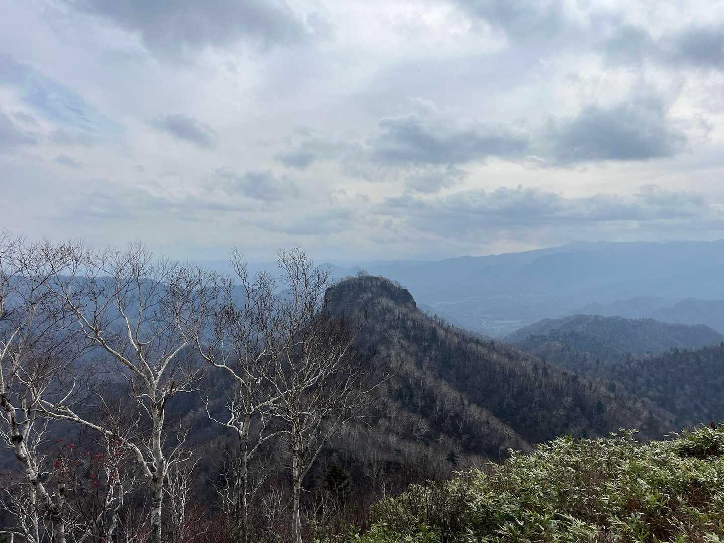 下山で神威岳