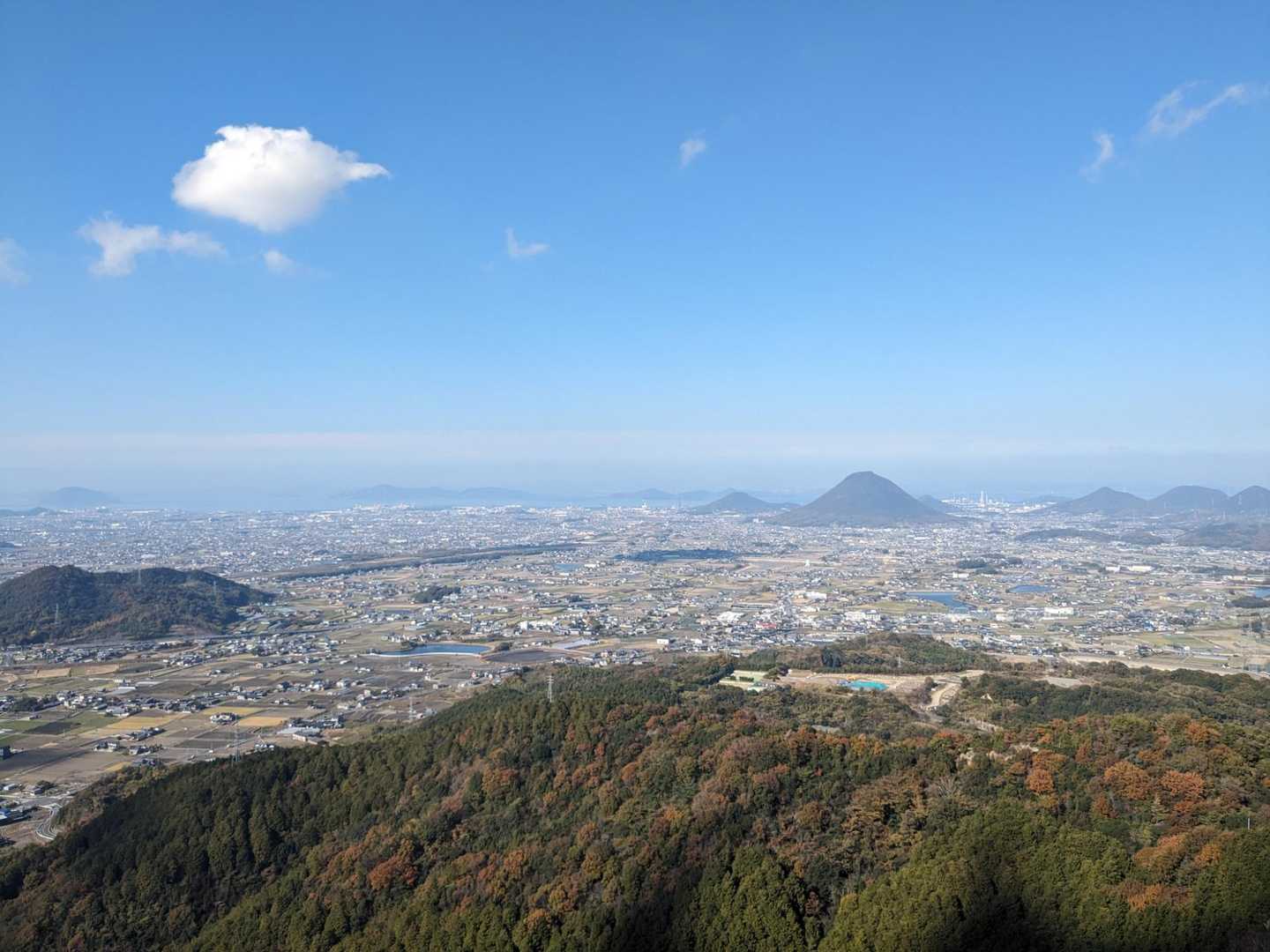 香川県の山で一番眺めいいんじゃないかと思ってる