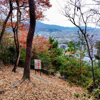 松ヶ崎妙法の法の火床の上　火床へは立入禁止