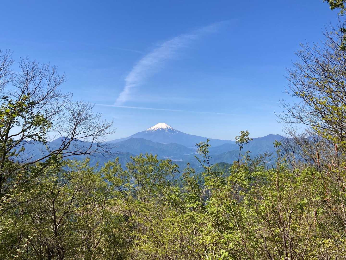 浅川バス停-浅川峠-権現山 往復コースの写真