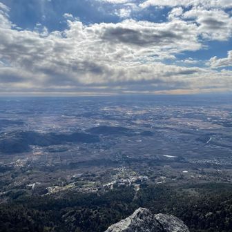 東京方面。少し曇ってるかな