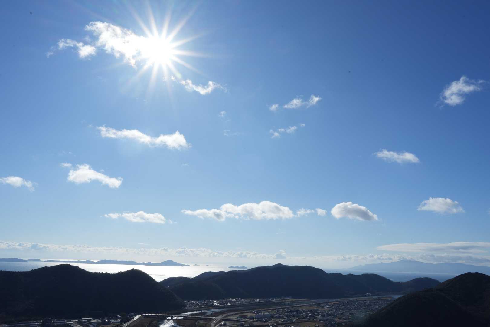 瀬戸内海が見える✨️