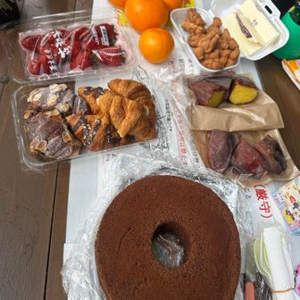 スイーツでお花見☕️