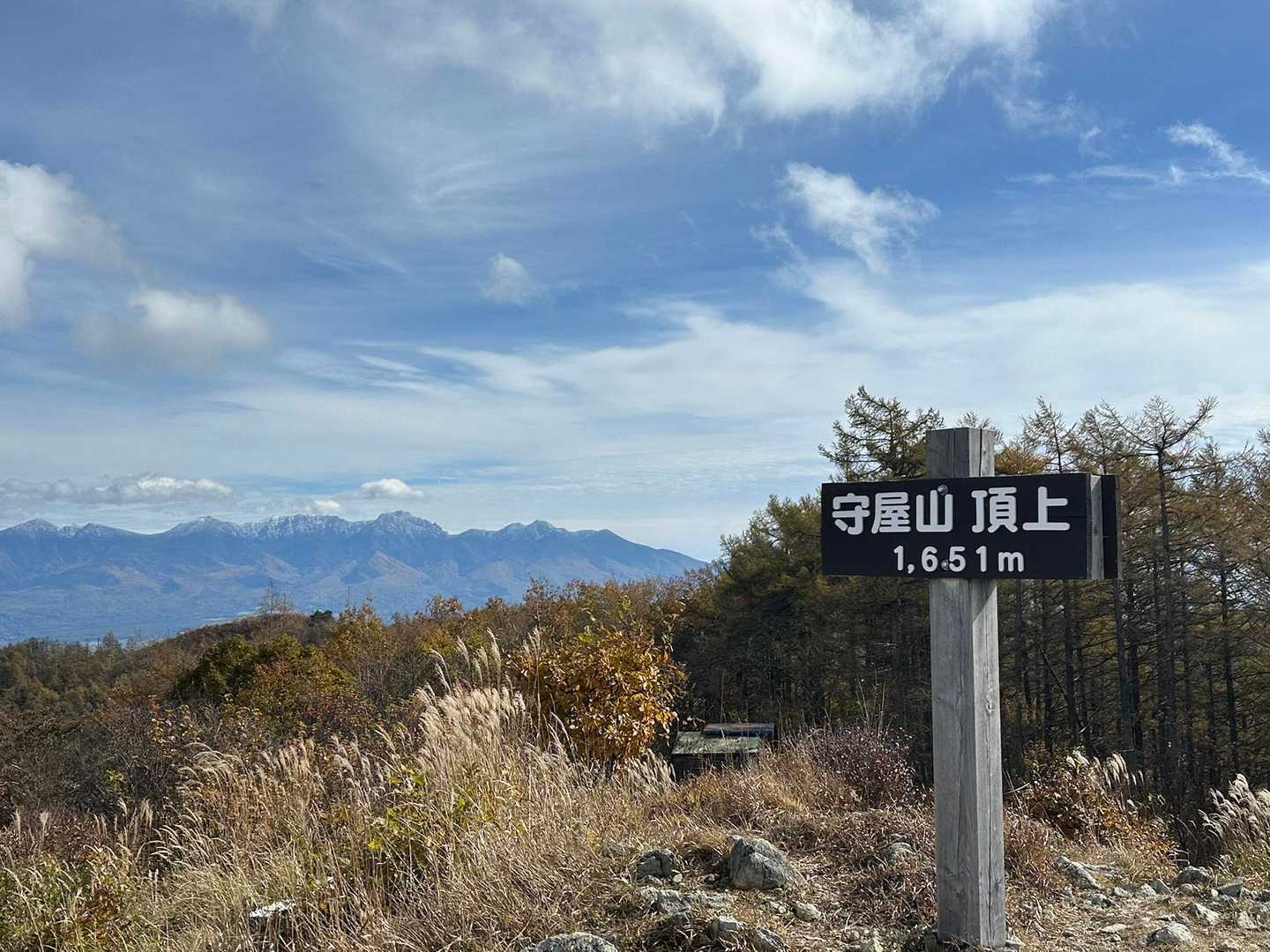 杖突峠-守屋山-守谷山立石コース 周回の写真