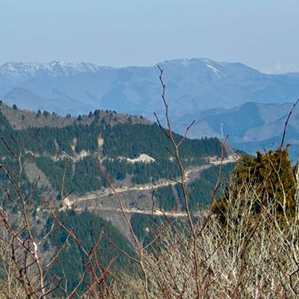 平家岳と滝波山