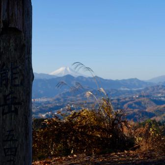 こちらもちょうどいいところに標識