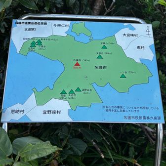 名護岳周辺は低山がいっぱい