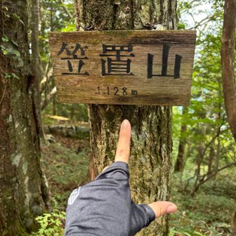 笠置山ピークゲットです✌️